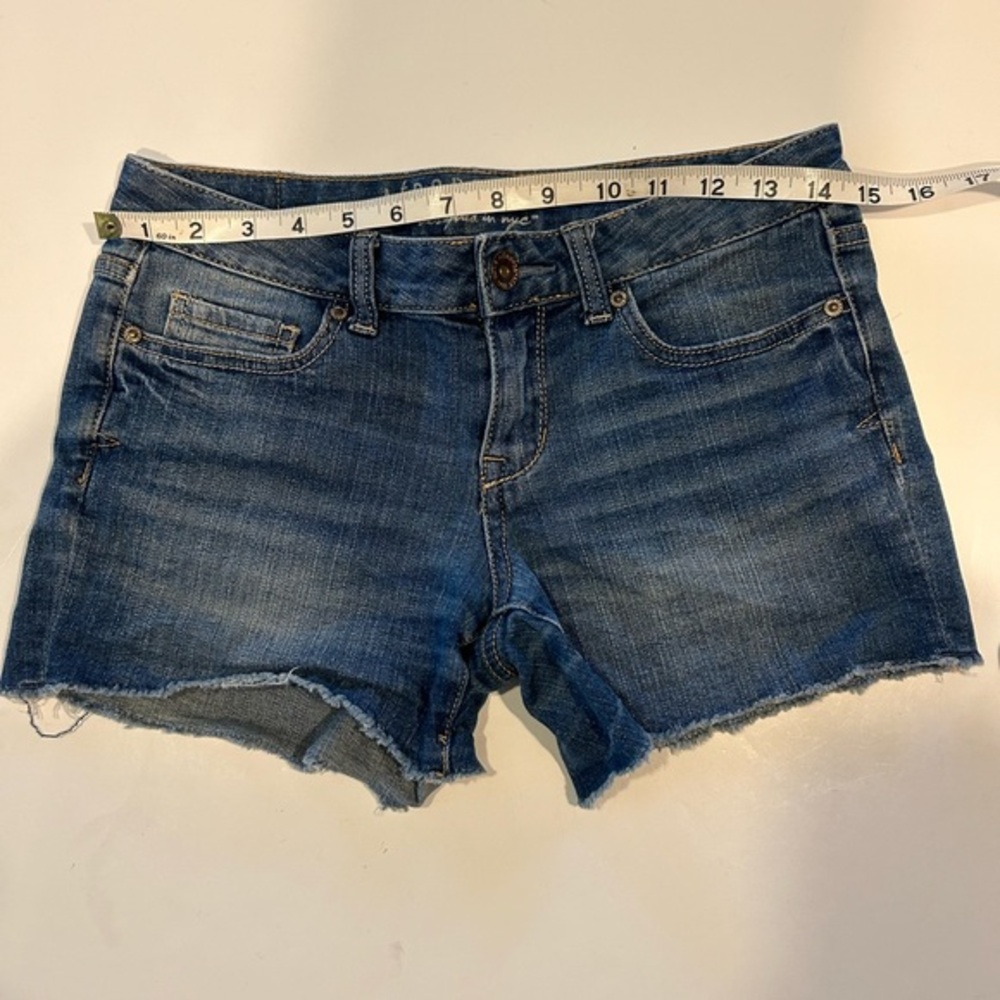 AEROPOSTALE DENIM MIDI SHORTS SIZE 2 LIKE NEW
